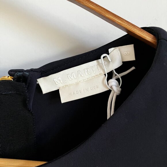 M.Martin dark navy chic dress - Picture 2 of 6